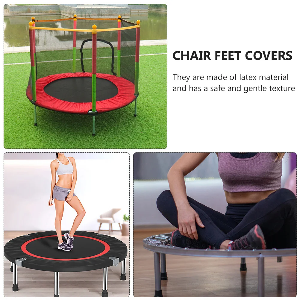 8 шт. коврик для батута колпачки уличных деталей латексный чехол ног