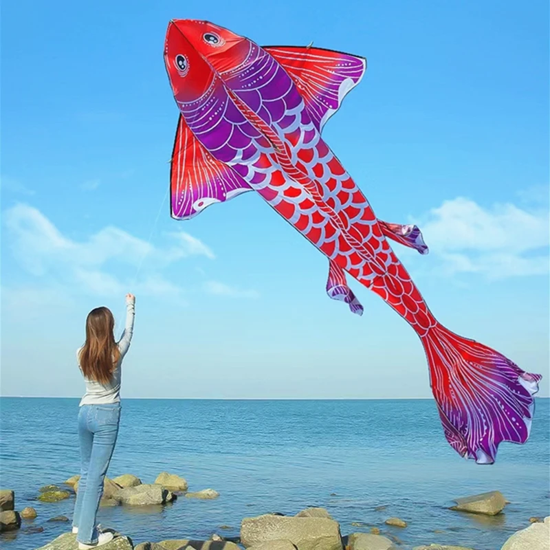 free shipping new fish kites giant kites for adults professional winds kites ripstop fabric Kite flying Outdoor toys koi fish