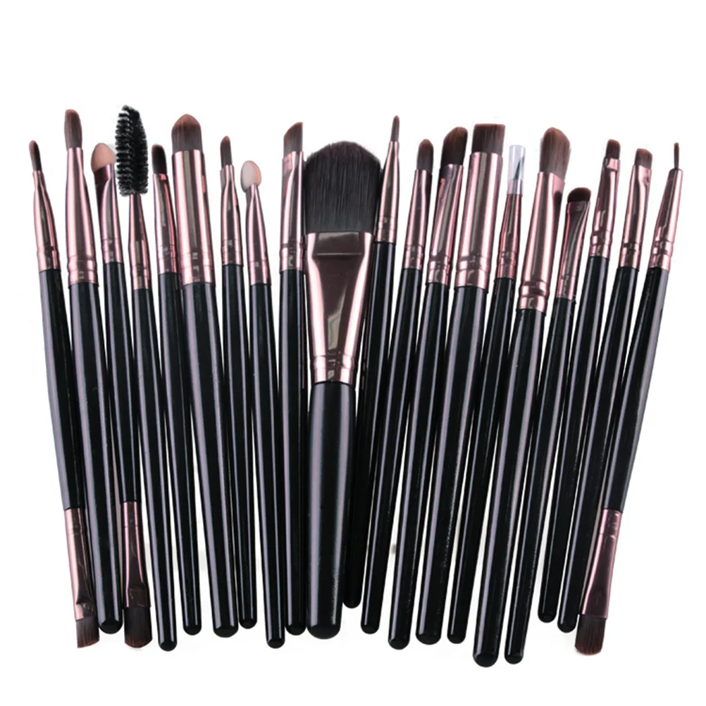 

20pcs Cosmetics Brush Set Professional Comfortable Soft Foundation Powder Cosmetics Brush Kit for Women Girls Makeup
