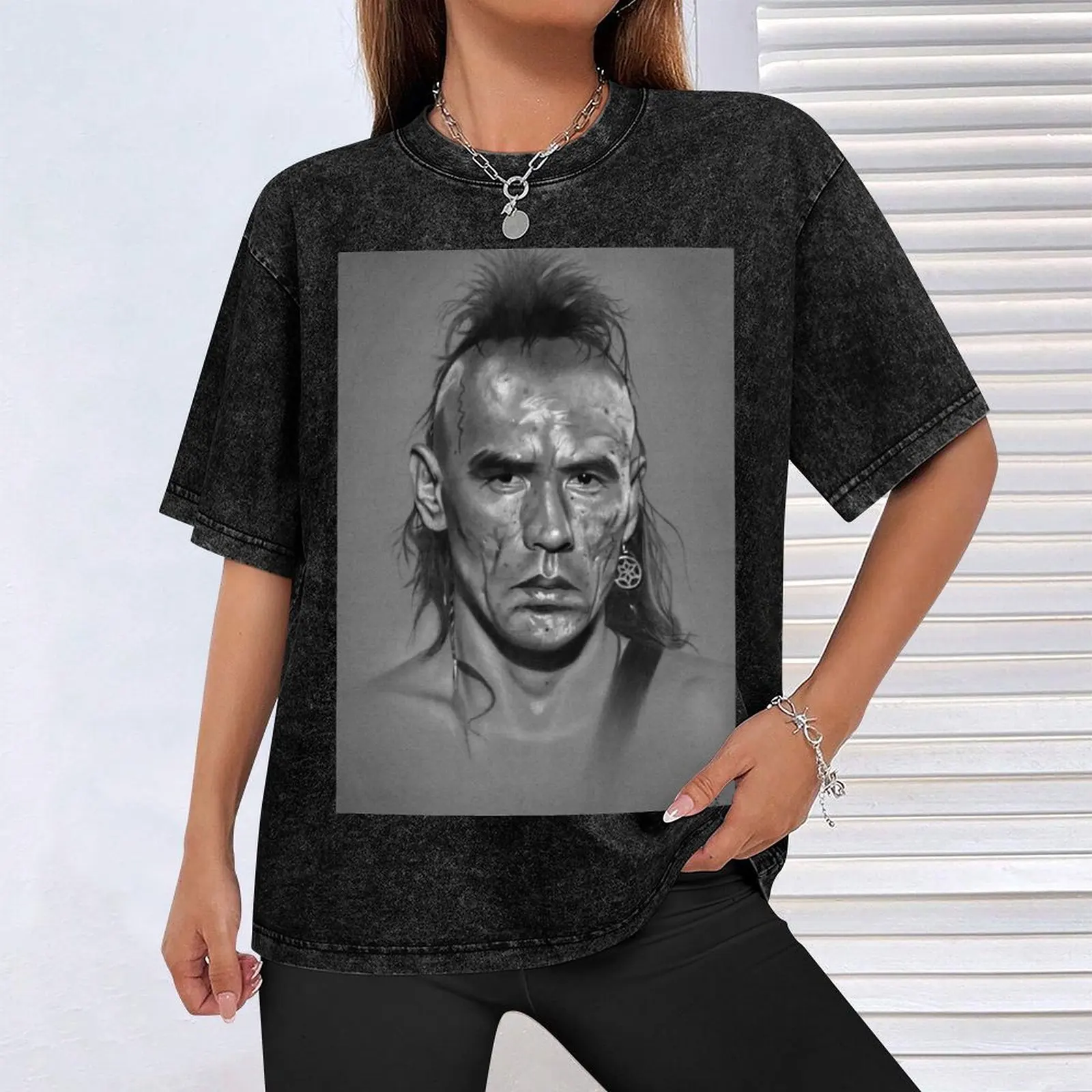 Фото Футболка Magua - Last of the Mohicans, футболка с коротким рукавом ко Дню независимости №4