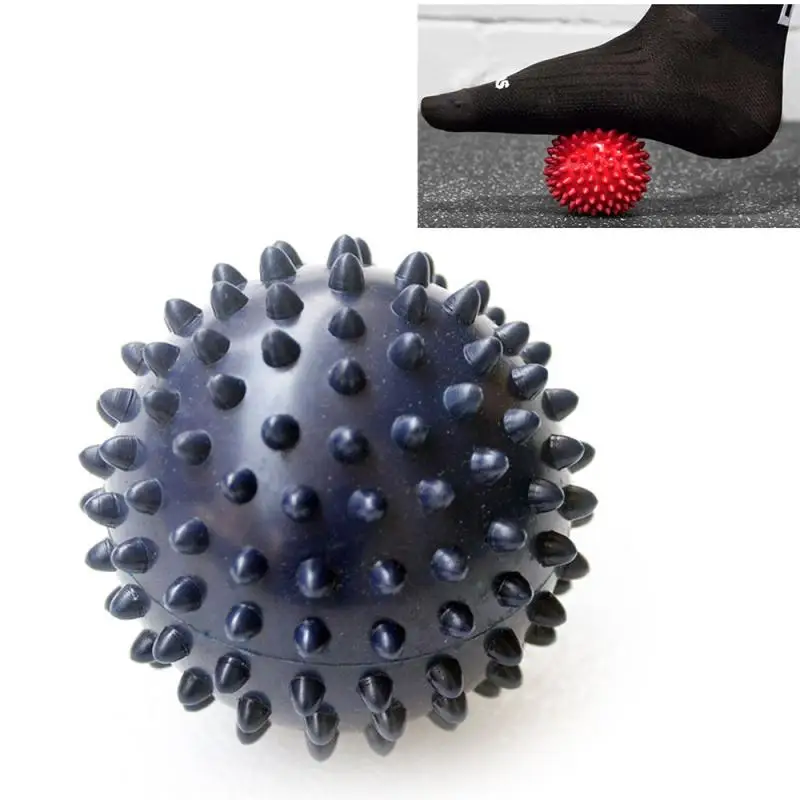 

Массажный шар Spiky, Подошвенный Фасциит, облегчение шейных мышц, быстрое облегчение, терапия снятия стресса 7 см, случайный цвет