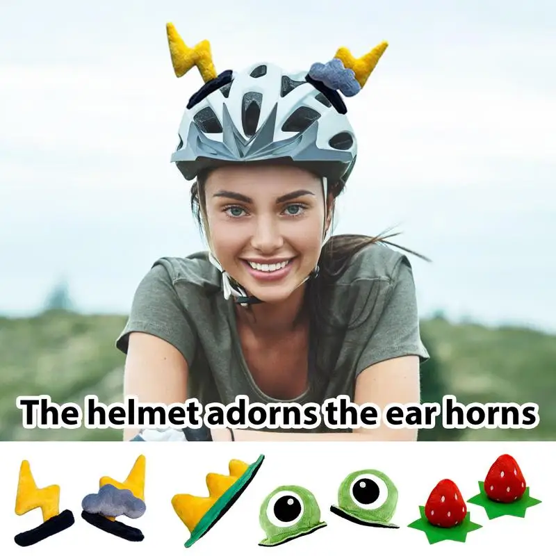 

Electric Motorcycle Cap Decoration Comfortable Soft Frog Eyes Decor Small Gadgets Decorative For Motorcycle Bike Protective Hat