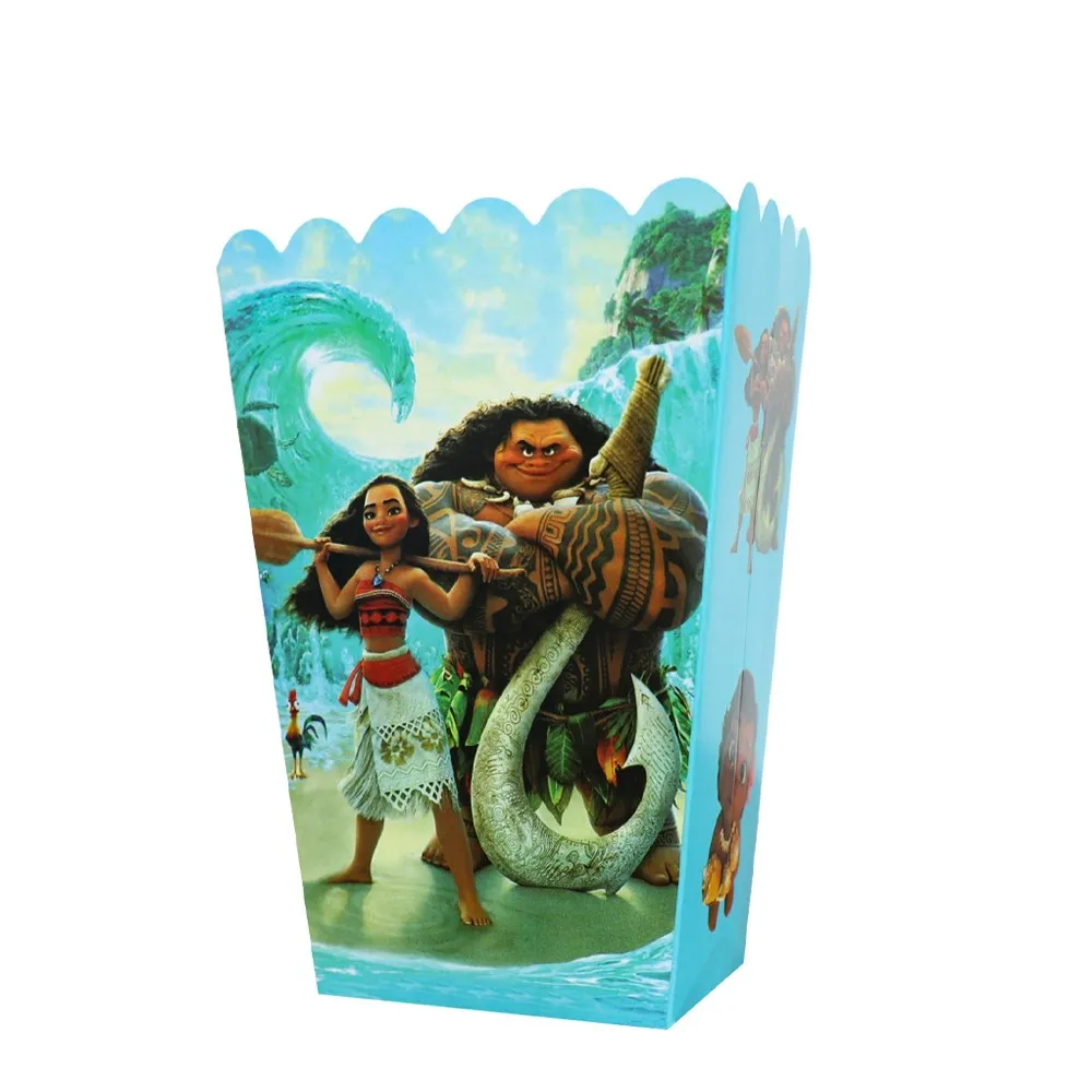 Девичье украшение для дня рождения Disney Moana набор одноразовой посуды бумажные