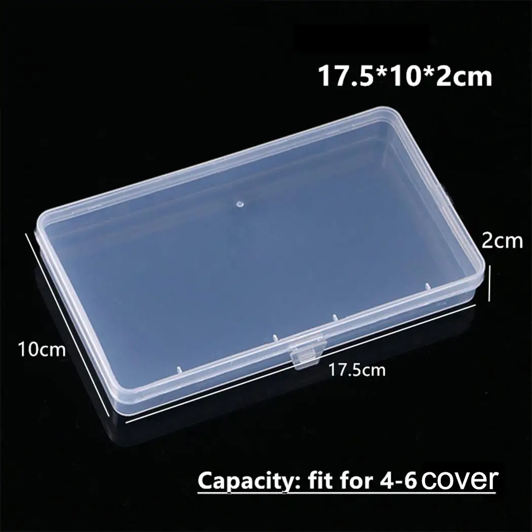 

Disposable Mask Case Portable Storage Case Holder Organizer Jewelry Storage Boxe Rectangle With Cover Hardware Storage Container