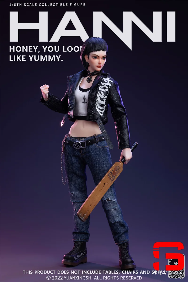 В наличии HSLX-001 1/6 масштаб Food Hunter Hanne фигурка 12-дюймовая женщины-солдата полный