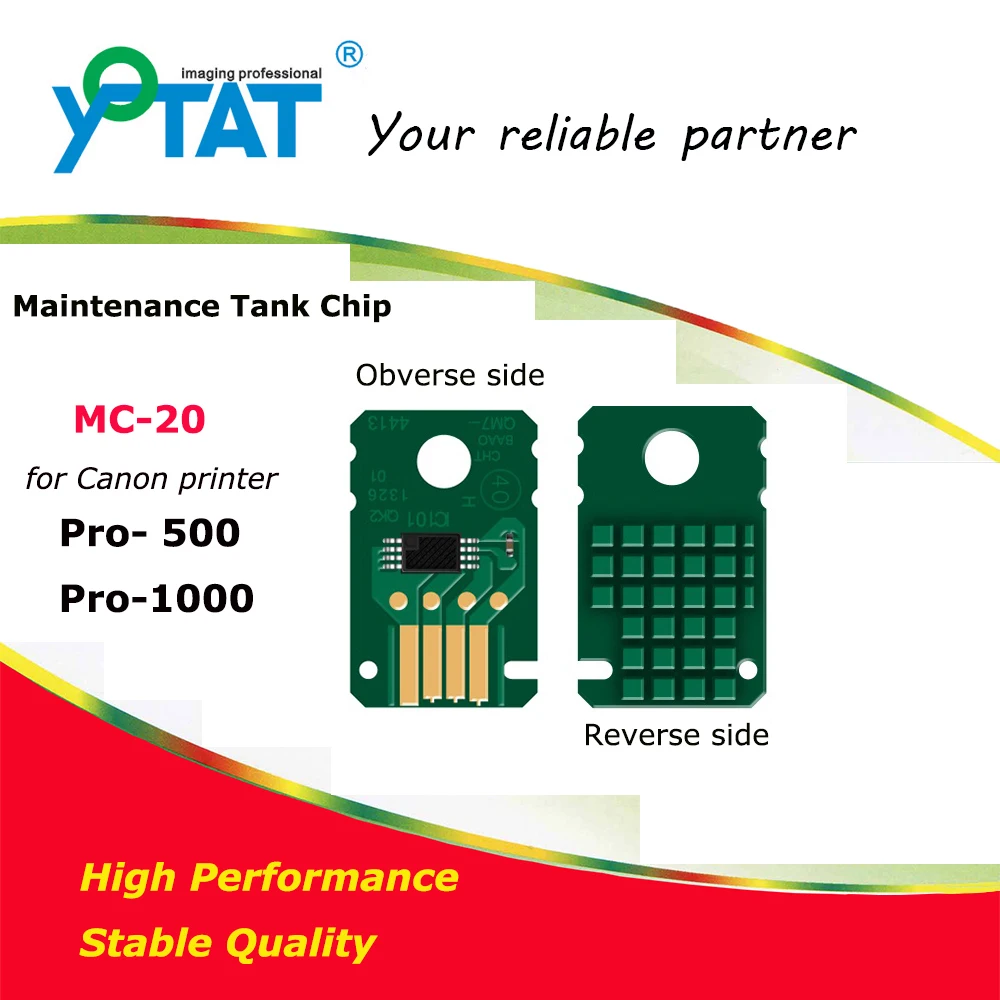 

MC-20 maintenance tank chip for canon MC20 MC 20 for Canon Pro 500 maintenance box chip for canon Pro 1000 waste ink tank chip