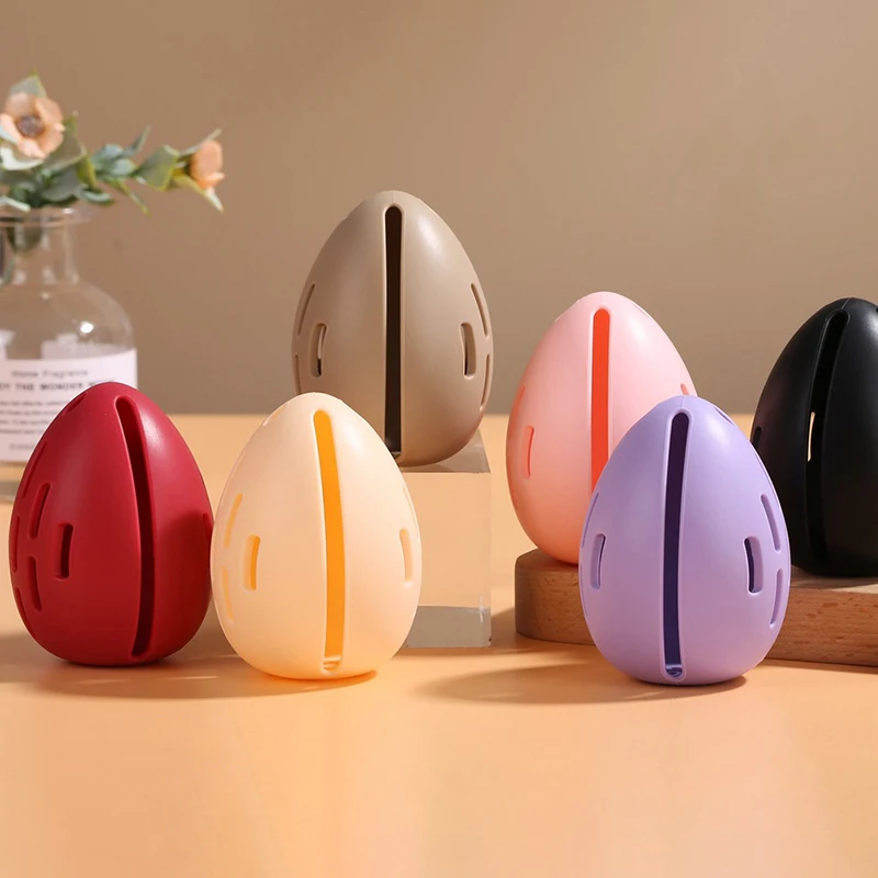 

Silicon Beauty Egg Storage Case Compact Portable Dustproof Breathable Storage Case Makeup Puff Holder