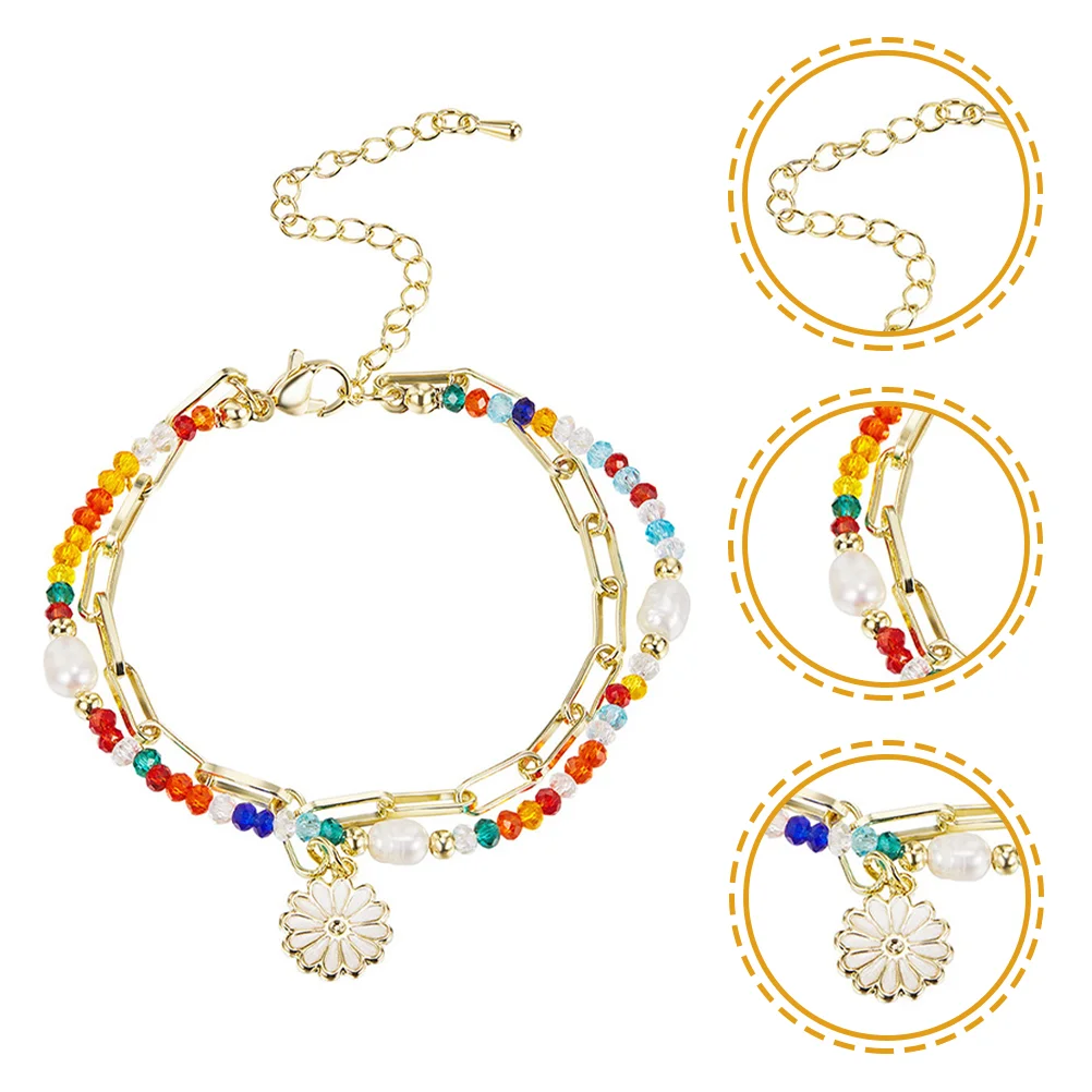 

Flower Girl Bracelet Proposal Bracelets Aesthetic Beaded Bracelet