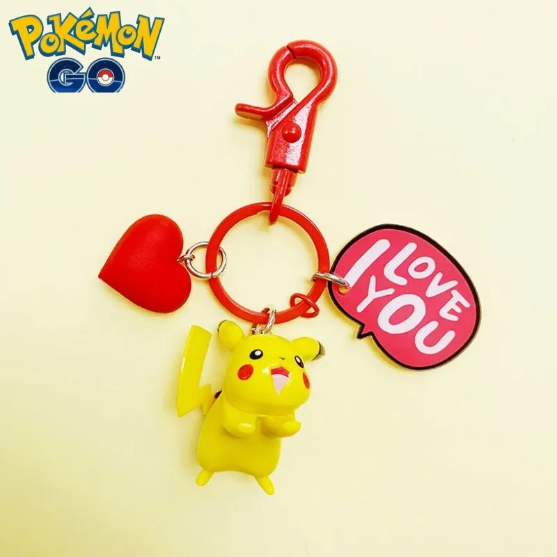 

Pokemon New anime peripheral kawaii cartoon cute Pikachu keychain pendant doll ins creative bag pendant festival gift wholesale