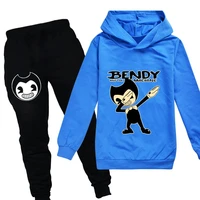 bendying and the ink machine costume kids hoody sweatshirtspants 2pcs sets toddler girls outfits boys clothes children clothing