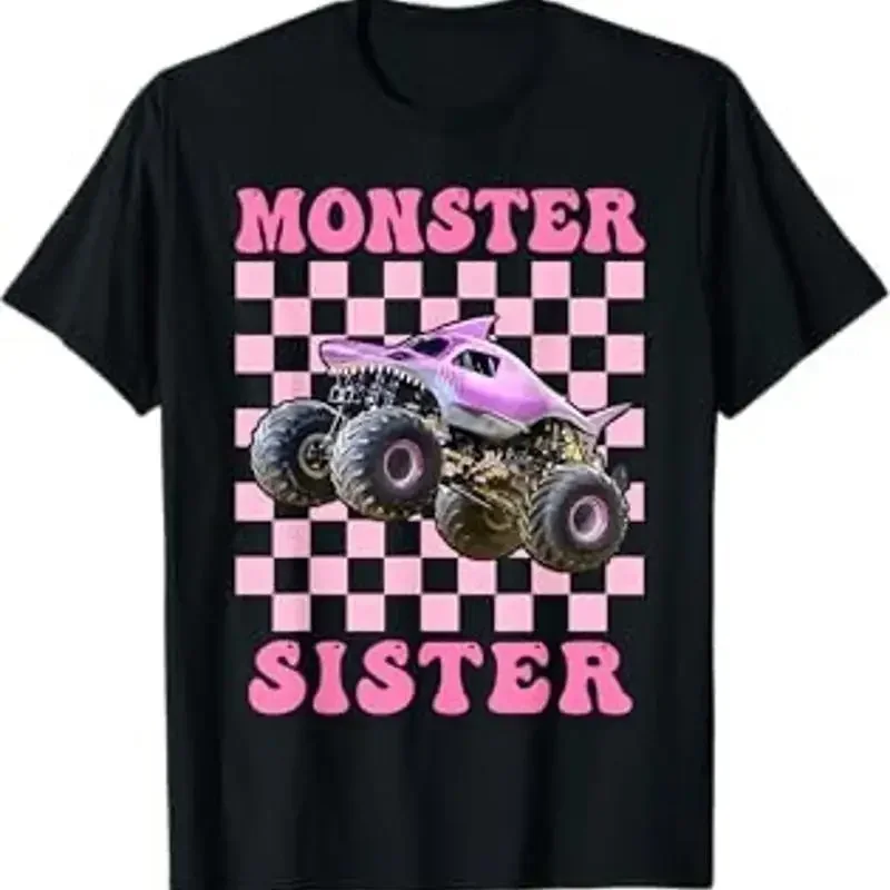 Фото Футболка Monster Truck Sister Are My Jam Lovers №1