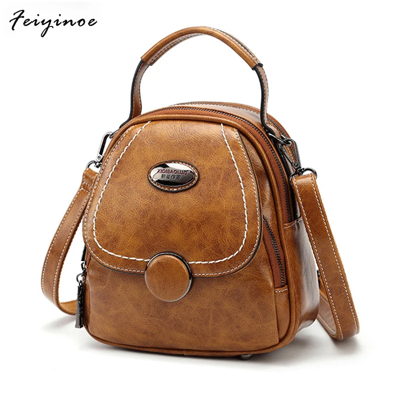 

Винтажные сумки через плечо из мягкой кожи для женщин, женская сумка большой вместимости, сумки через плечо с двумя отделениями для женщин, ...