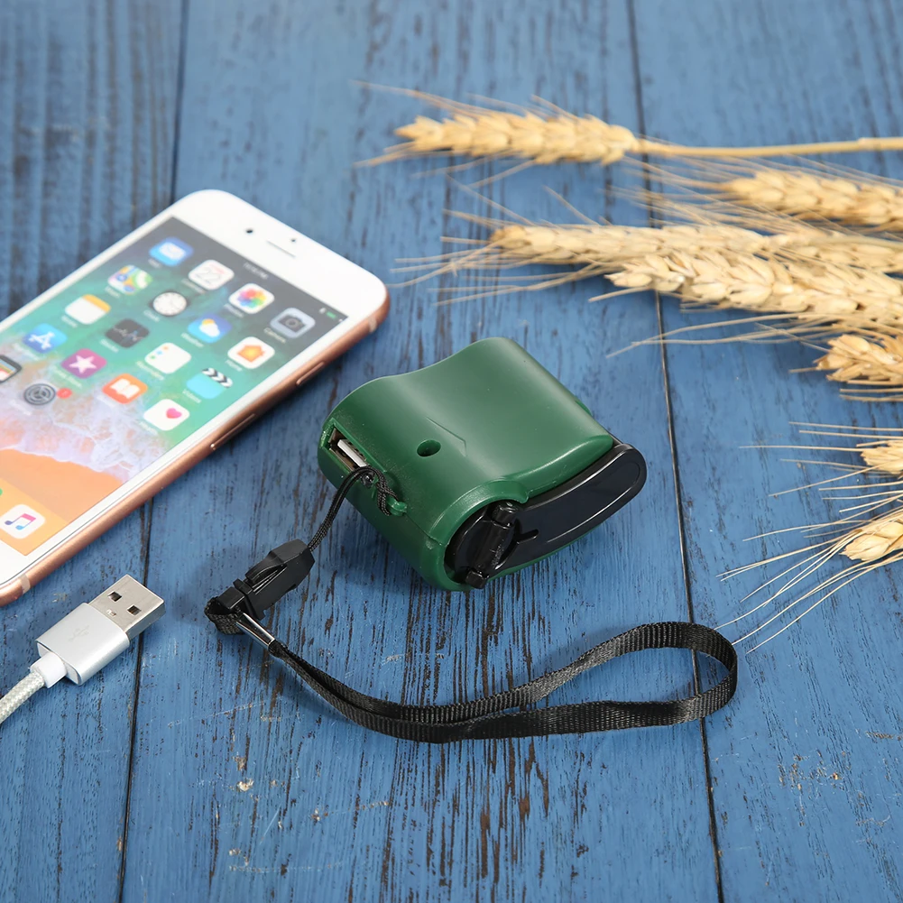 usb emergency charger hand crank mobile phone power dynamo generator for camping travel charger outdoor survival tools free global shipping