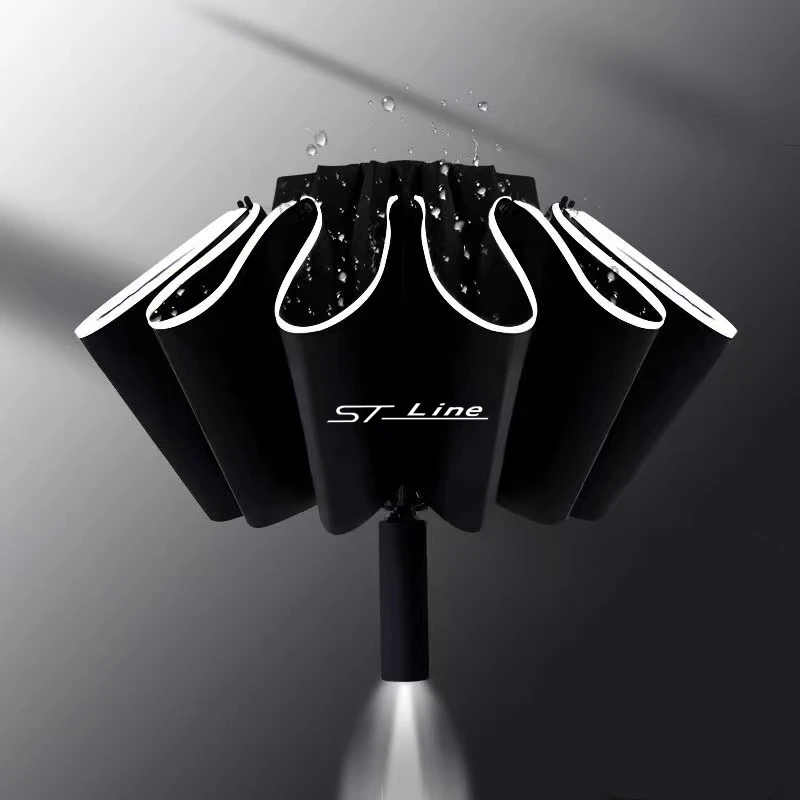 

Автоматический зонт с отражающей полосой для Ford Focus mk2 st продавец/st-line f150, защита от дождя и ветра