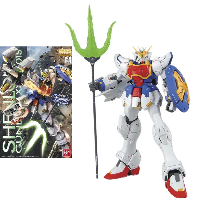 

Bandai Original Gundam Model Kit Anime Figure MG 1/100 XXXG-01S Shenlong Gundam EW Action Figures Toys Gifts for Children