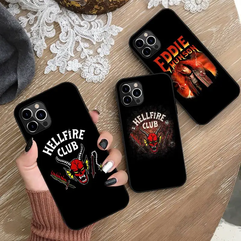 

Eddie Munson Stranger Things 4 Phone Case For iphone 14 13 12 11 Pro XS MAX 8 7 Plus X XR Cover