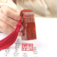 shoushan stone name stamp customized chinese personal calligraphy painting name stamp portable artist children seal clear stamps