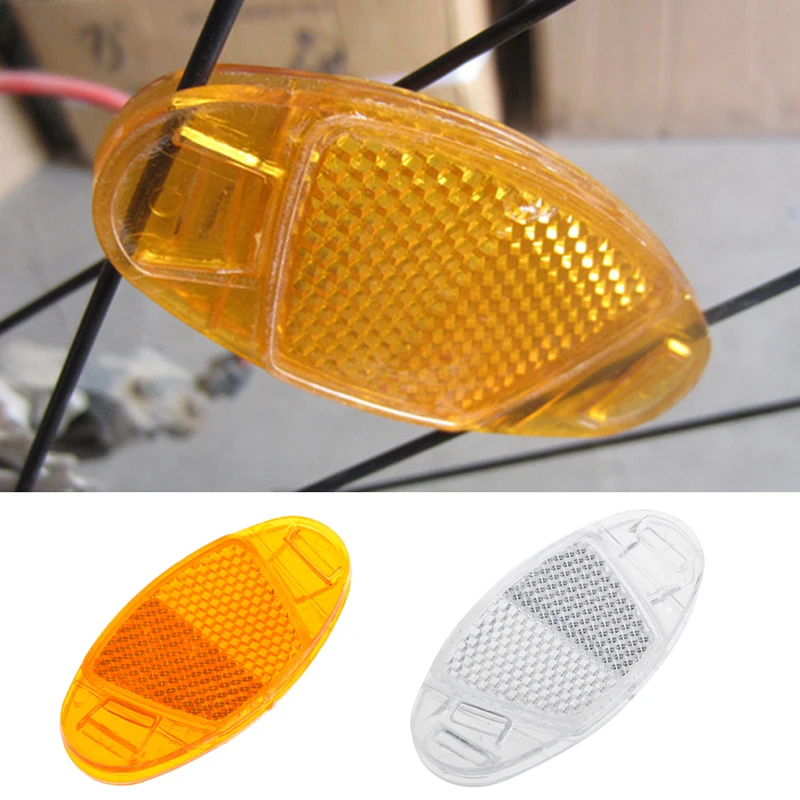 

Bicycle Warning Light Bike Spoke Reflector Safety Night Cycling Wheel Bright Reflective Mount Vintage Clip Riding Accessories
