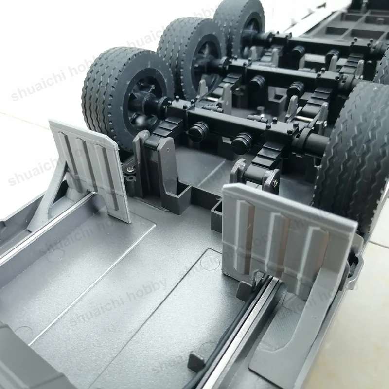 Фото 1 пара 3D-печатных брызговиков из PETG для модели прицепа Huina 501D 770S, колесные крылья для радиоуправляемых тяжелых грузовиков, детали для самостоятельной модификации и тюнинга №2