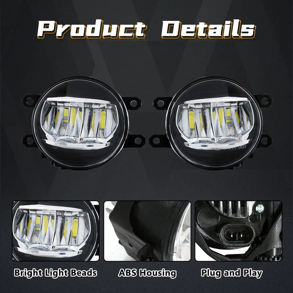 Для Toyota Camry SE XSE 2018-2020 дневные ходовые огни противотуманные аксессуары Набор DRL