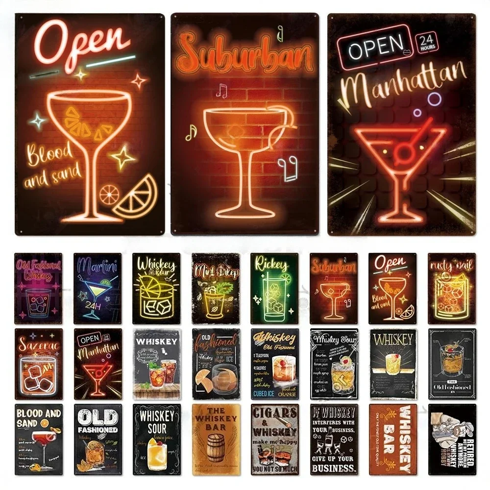 Виски винтажный декор послеродов металлические вывески жестяная вывеска для