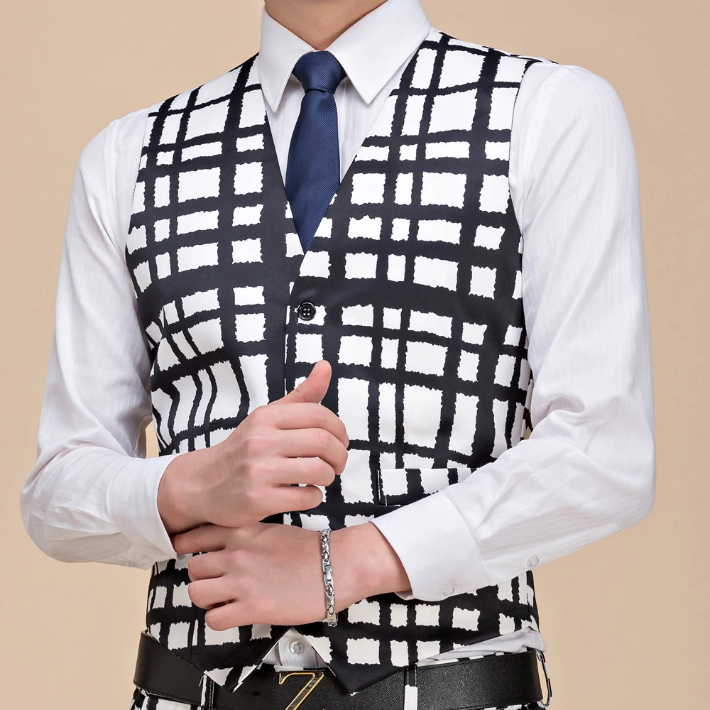 

Жилет для свадьбы, мужской костюм на шею, мужская Тонкая куртка, облегающий черный жилет