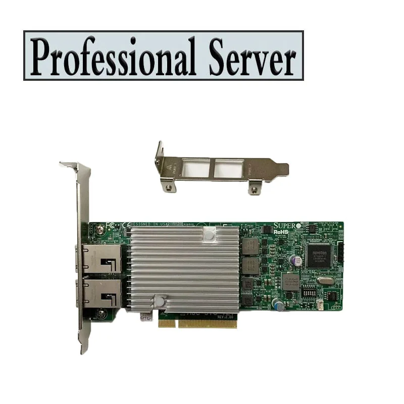 Supermicro AOC-STG-i2T 10G PCI-E Dual RJ45 порты Ethernet сетевой адаптер