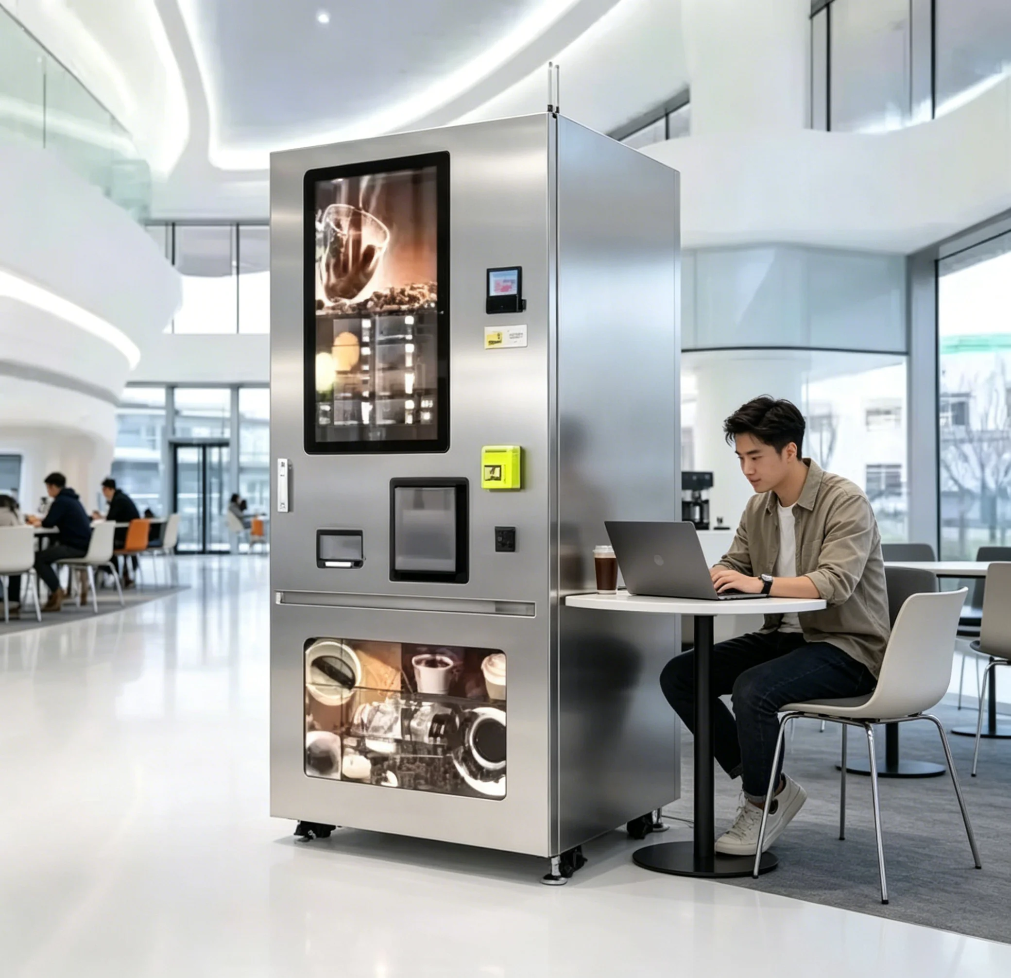 Фото Оптовая продажа: Кофемашина Grand Sticker Mocha для бизнеса, полностью автоматическая, быстрое приготовление за 60 секунд, от зерна до чашки №1