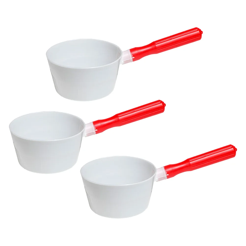 

3Pcs Ladle Bath Scoop Cup Waterfall Rinser Dipper Plants Watering Tool Kitchen Ladle Balt Salt Scoop