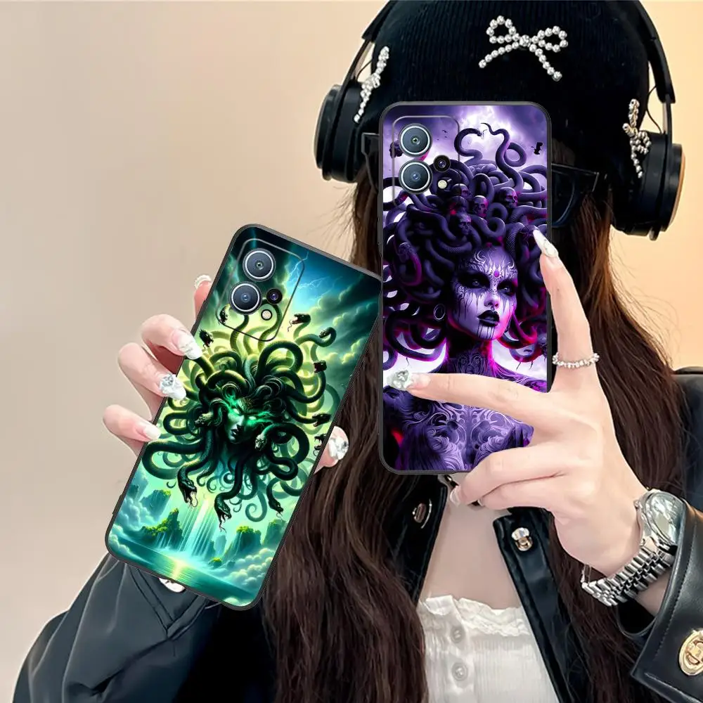 Фото Чехол для телефона Medusa Snake Gorgon для Huawei P60 P50 P40 P30 P20 P10 P9 P8 Pro Lite Plus, мягкий противоударный чехол из ТПУ №1