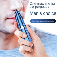 zaiwan electric nose hair trimmer usb rechargeable nose trimmer men shaver razor epilator cutter waterproof nose hair removal