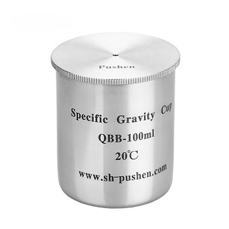 

BRAND PUSHEN Paint Picnometer Pycnometer Density Specific Gravity Cups 50cc/ml 100cc/ml Stainless steel