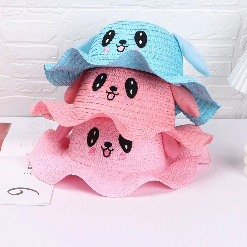 

Outdoor Bucket Cap Wide Brim Breathable Sun Hat Straw Hats Fisherman's Hat Beach Hat