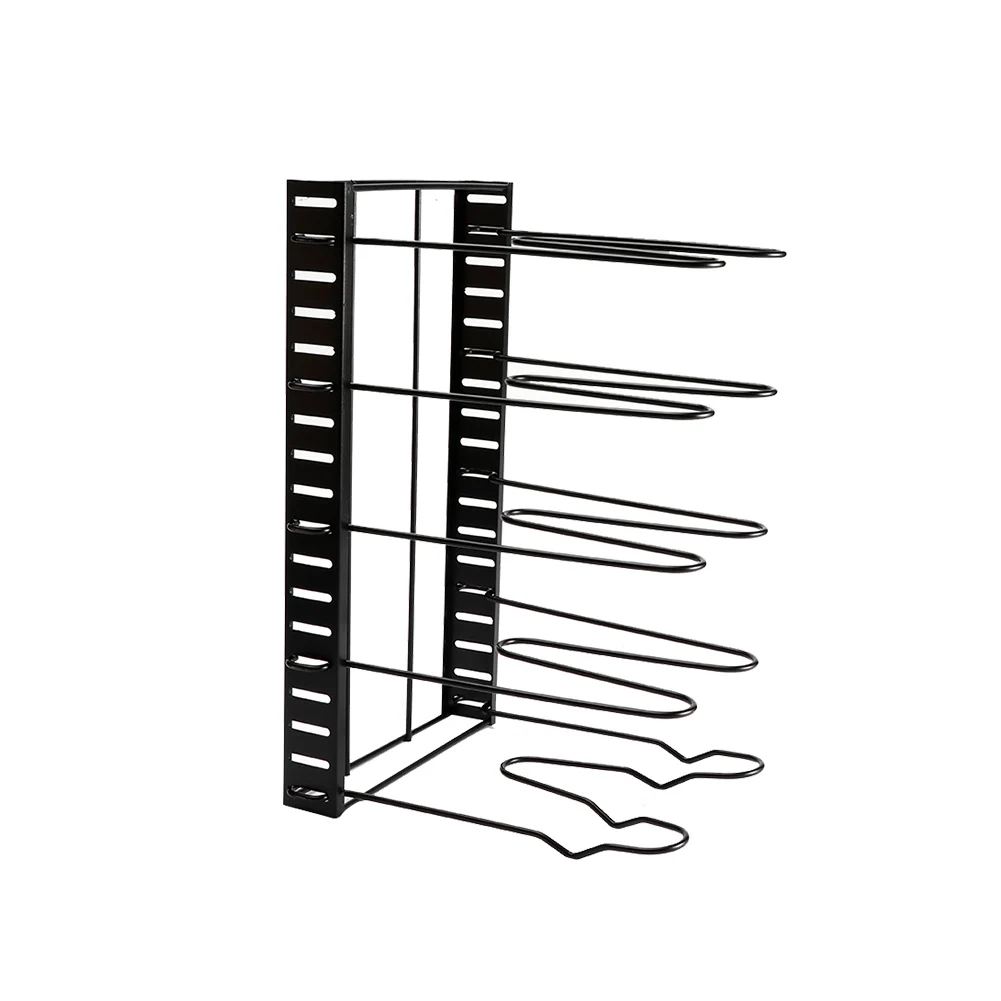 

Cutting Board Iron Pans Lid Holder Cabinet Storage Organizer For Kitchen Counter Home Pot Rack Shelf Multi Layer Space Saving