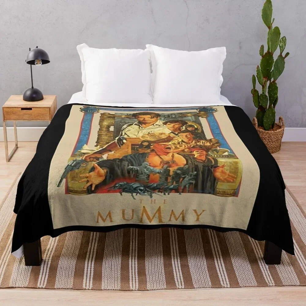 Brendan Фрейзер мама Рик оконнелл одеяло в тонкую клетку для дивана тонкие одеяла