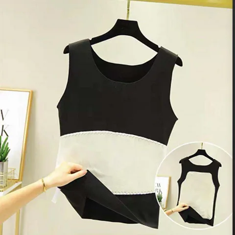 Seamless Women Autumn Winter Thermal Vest Tops Soft Ladies Thicker Velvet Underwear Warm  Bottoming Undershirt Thermo Lingerie