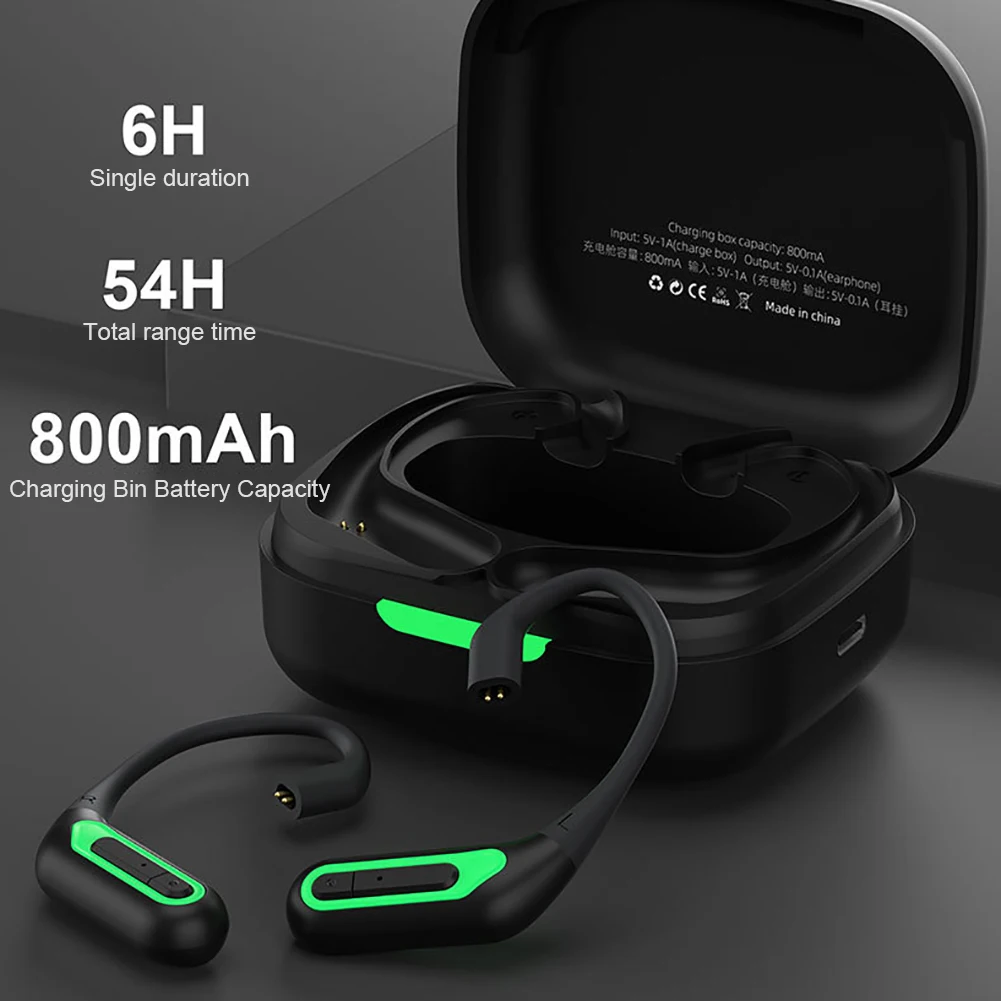 2 шт. AZ10 Bluetooth-совместимый крючок для наушников Hi-Fi беспроводной разъем гарнитуры +