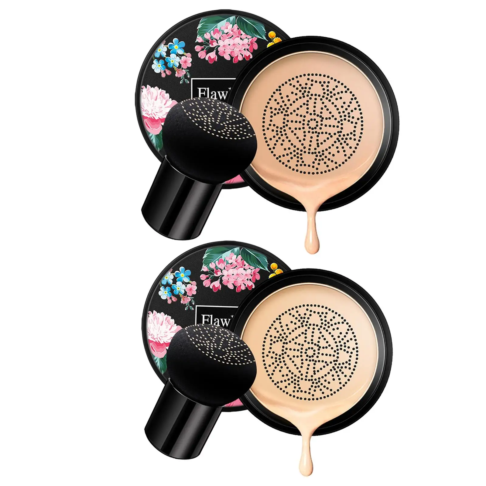 

Mushroom Head Air Cushion cc Cream Even Skin Light Weight Liquid Foundation Concealer