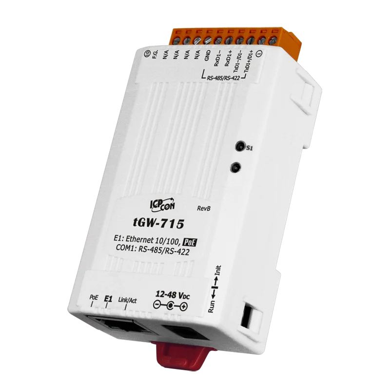 Новый оригинальный пятно фотографии для tGW-715 мини Modbus/TCP к RTU/ASCII шлюз PoE 1 RS-422/485 |