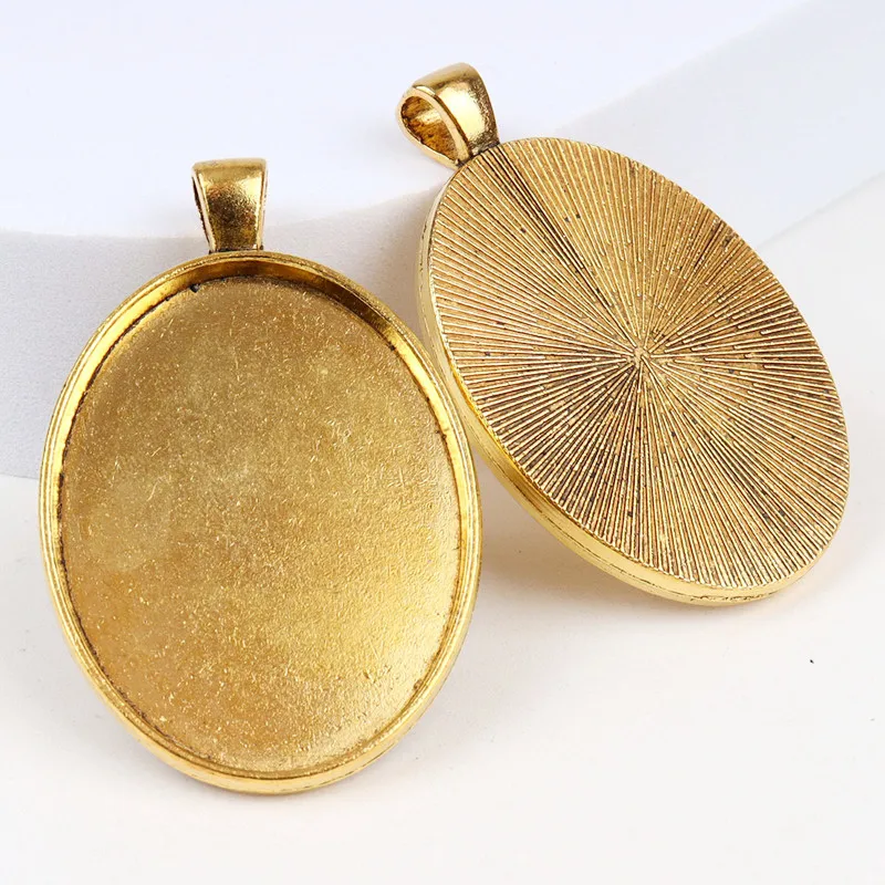 Подвеска/фурнитура для кабошона/камеи 20 шт. под античное серебро/бронзу/золото 3