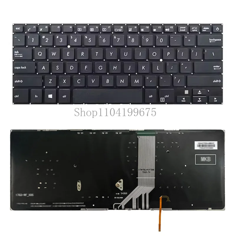 Клавиатура для ноутбука asu-s VivoBook S14 r421u r421un r421un8250 v480q с подсветкой в США