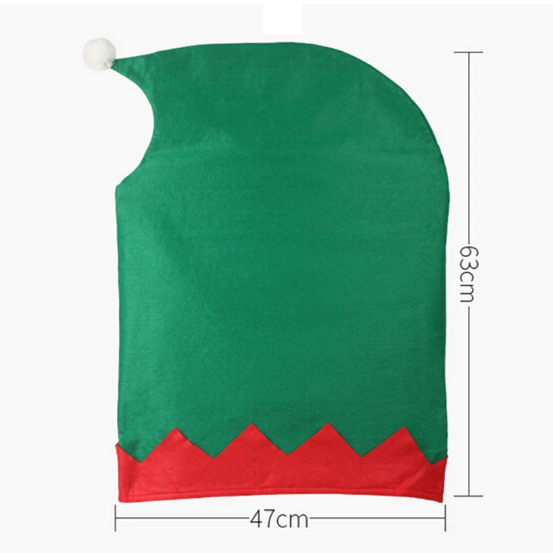 

Creative Durable High Quality Christmas Chair Cover Dining Holiday Seasonal Xmas 63*47cm Decoration Dinner Home