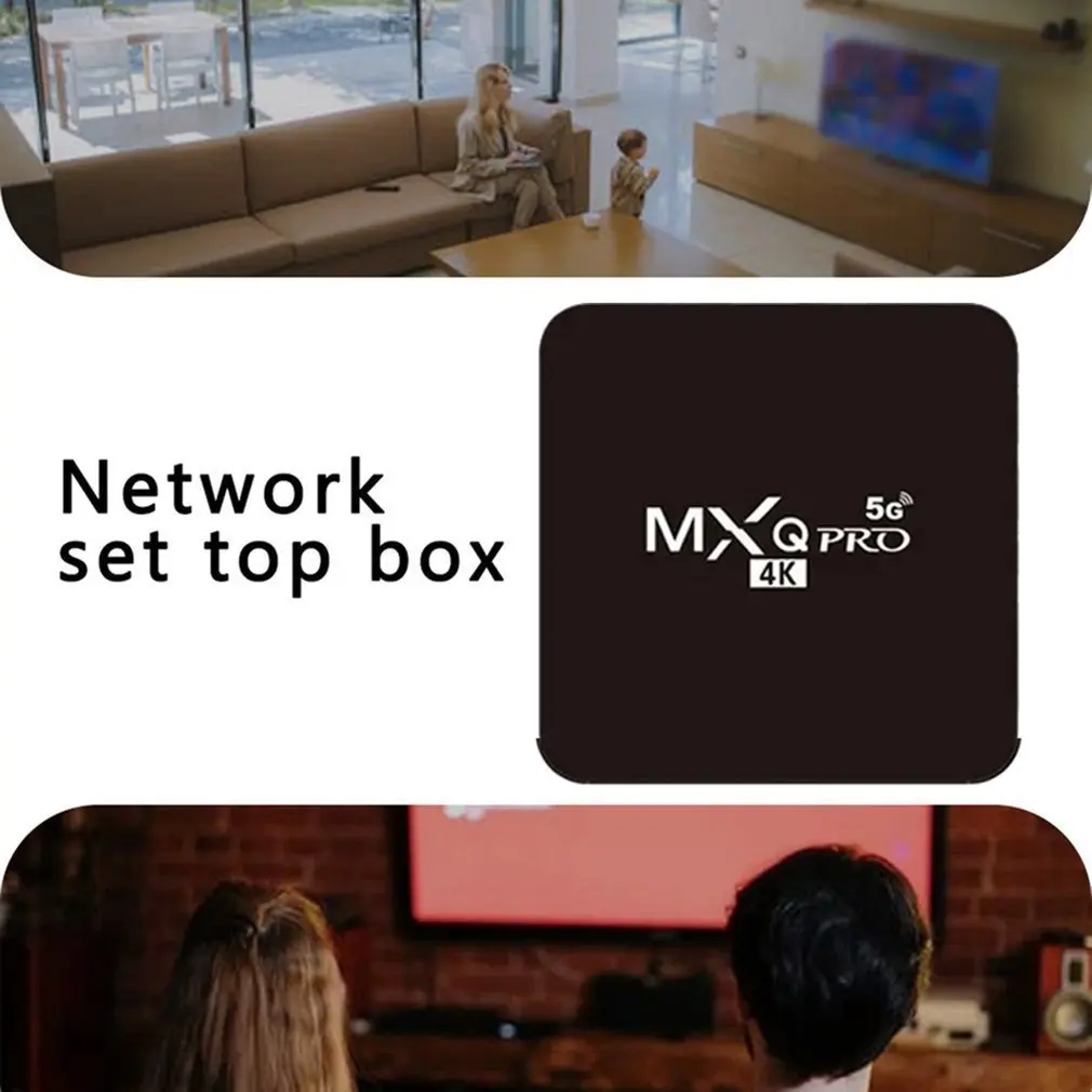 ТВ-Приставка Smart TV 1000 каналов Android MxqPro RK3229 7 1 K Гб + 8 Смарт ТВ-приставка Amlogic 4-ядерный