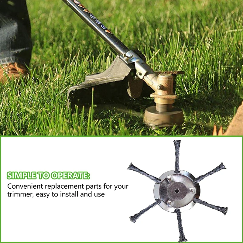 Садовая газонокосилка Головка триммера универсальная стальная проволока