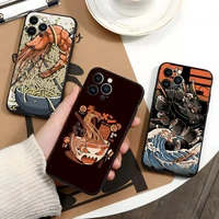 great ramen wave japan phone case for iphone 13promax 11 12 pro max mini xr x xsmax 6 6s 7 8 plus shell cover