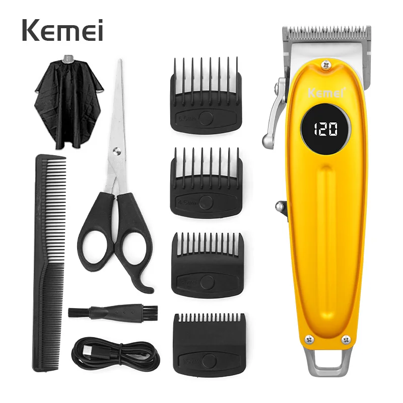 

Hair Cutting Machine Professional Clipper Zero Gapped Trimmer for Men Electric Razor Cutter Cordless Beard Barber Shaver Haircut