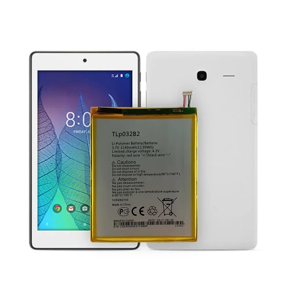 TLp032B2 для ALCATEL One Touch POP 7 и LTE P310 P310A Pixi 8 3240 мАч аккумуляторы телефонов + инструменты