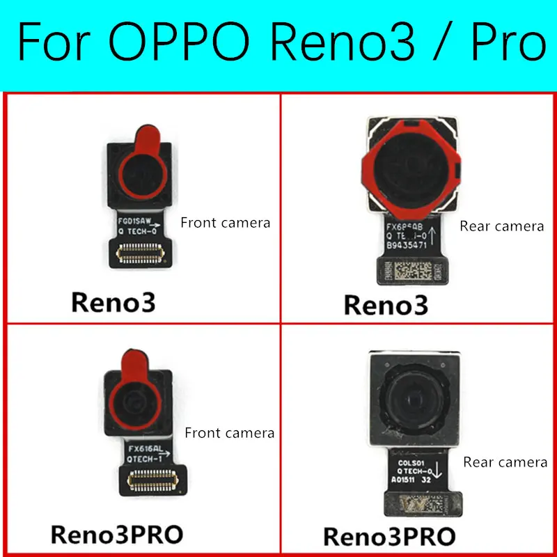 

Модуль передней и задней камеры для OPPO Reno3 Pro гибкий кабель, сменные детали для OPPO Reno 3 Pro