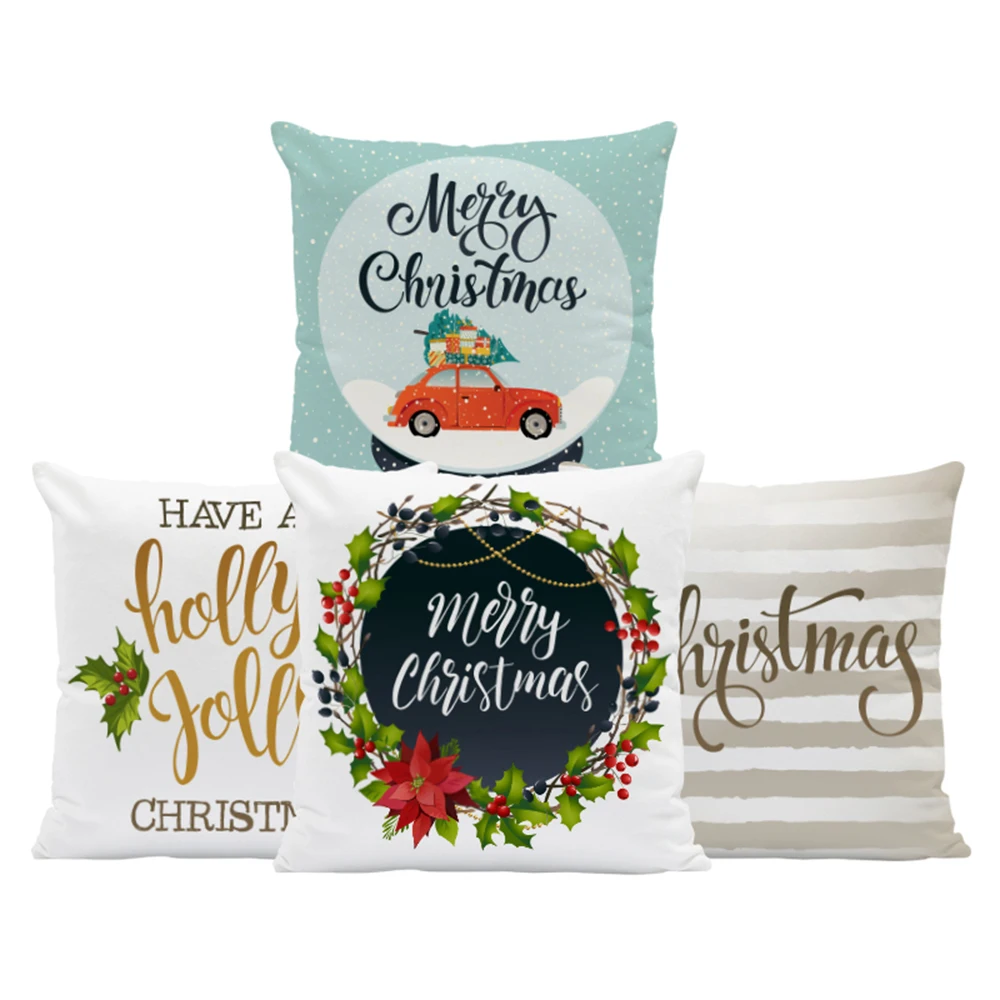 

Рождественская декоративная наволочка, 18x18 дюймов, наволочка для диванной подушки, чехол для рождественской елки, снежинки, бархатная наволочка для подушки, декоративный чехол для подушки