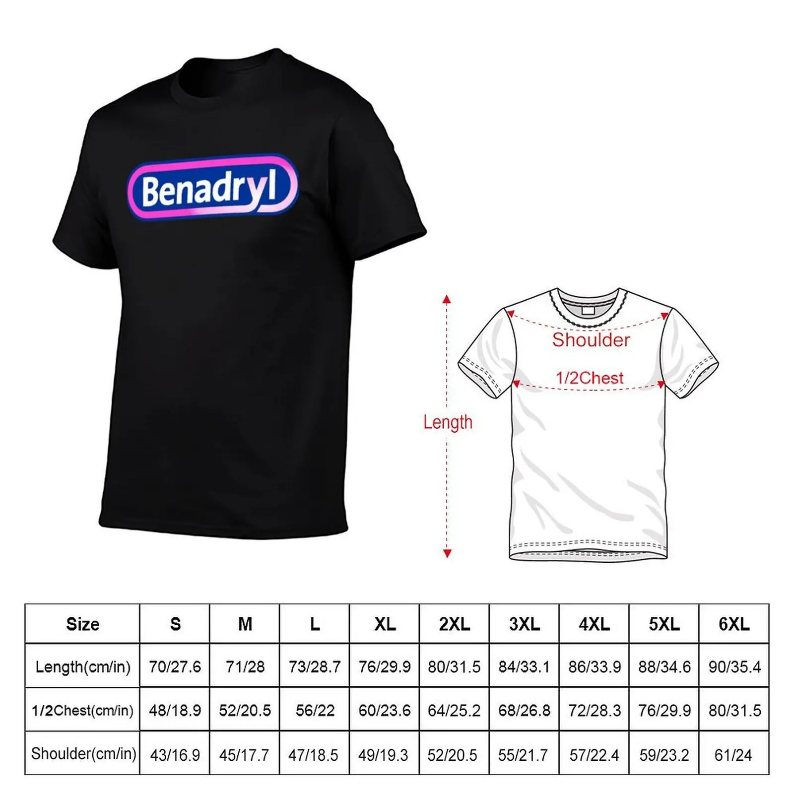 Фото Очаровательная футболка Benadryl для отдыха на природе №2